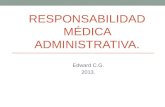 Responsabilidad médica administrativa