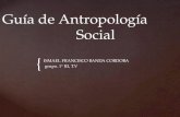 Guía de antropología             social
