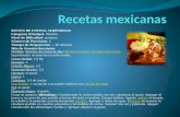 Recetas mexicanas