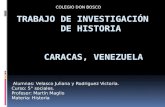 Trabajo de investigación: Caracas