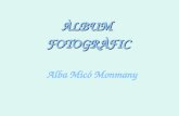 Album fotogr fic Alba Mic³