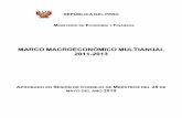 Marco Macroeconómico Multianual 2011-2013   MEF