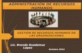 Gestión de recursos humanos en las organizaciones