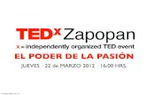 Guia TEDxZapopan 2012 - El poder de la pasión