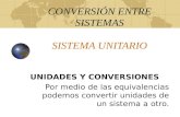 Sistema unitario conversion de unidades