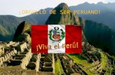 Orgullo de ser peruano