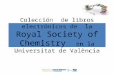 Colección de libros electrónicos de la Royal Society of Chemistry en la Universitat de València