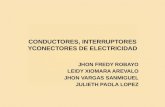 Conductores, interruptores yconectores de electricidad