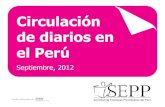 Circulación de los diarios en el Perú