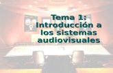 Tema 1   introducción a los sistemas audiovisuales