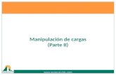 MANIPULACION MANUAL DE CARGAS (PARTE II)