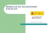 Conclusiones comunes modelos de bilingüísmo escolar