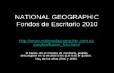 National Geographic Fondos Escritorio 2010