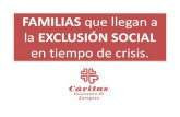 Las familias en exclusión social en tiempos de crisis