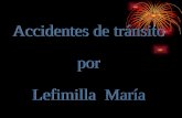 Accidentes de tránsito, por María Lefimilla