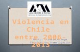 La violencia social en Chile entre 2006-2013 PPT