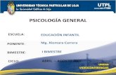 Psicología General (I Bimestre)