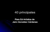 40 Principales VeláZquez