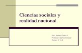 Ciencias Sociales Y Realidad Nacional (TéRminos De EconomíA)