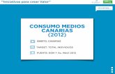 Consumo de medios Canarios 2012