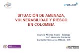 Situación de amenaza, vulnerabilidad y riesgo en colombia