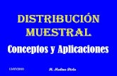 Distribucion Muestral y Estimación