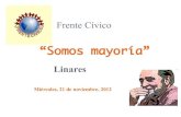 Presentación Frente Cívico en Linares
