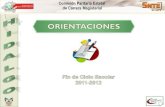 Orientaciones fin de curso 2011-2012