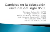 Grupo 1   cambios en la educación virreinal del siglo xviii (1)
