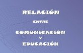 Diferentes vertientes entre Comunicación y Educación