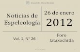 Noticias de espeleología 20120126