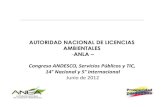 La Autoridad Nacional de Licencias Ambientales - ANLA