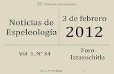 Noticias de espeleología 20120203