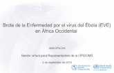 Brote de la Enfermedad por el virus del Ébola en África Occidental