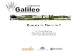 Qué es la ciencia - Jorge Mostany - Campamento Galileo USB 2010