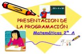 Presentación de la programación mate2