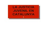La Justicia Juvenil en Catalunya