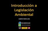 Introducción Legislación Ambiental