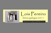 Lois pereiro. letras galegas 2011