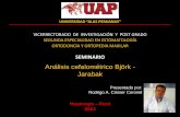 Análisis Cefalómetrico Bjork -  Jarabak / UAP