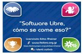 Software Libre - cómo se como eso? -especial para mujeres