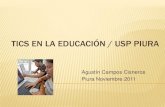 TICS EN LA EDUCACIÓN  / USP  PIURA