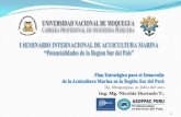 Plan extrategico para el desarrollo de la maricultura en la zona sur del perú