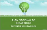 Pnd 2007 2012 sustentabilidad nacional