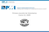 Pmi Mexico Chapter Voluntarios Enero 2009