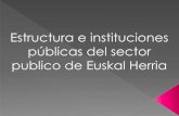 Instituciones publicas del sector publico EUSKADI