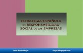 Estrategia española de responsabilidad social de las empreasas.
