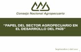 Papel del Sector Agropecuario en el Desarrollo del Pais