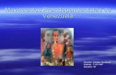 Movimientos preindependentistas de venezuela