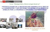 Biotec en conservación y uso sust. rrgg animales